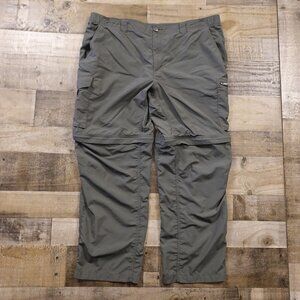 Columbia Silver Ridge Convertible Pants Men’s 42x30 Olive Green Hiking Travel